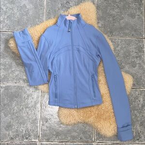 Lululemon Blue Willow Cropped Nulu define jacket